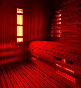 Sauna infrarouges en chauffe