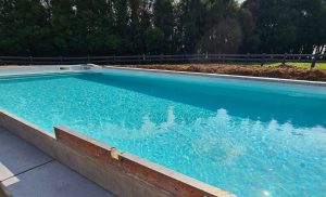 piscine enterrée chzntier
